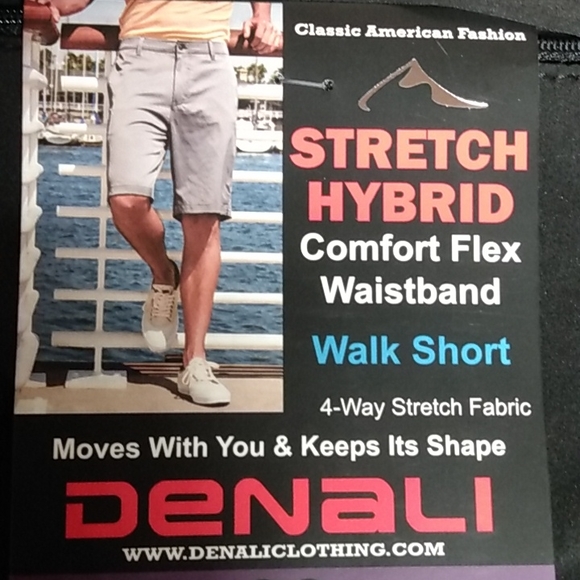 size 38 DENALI Shorts Great Mens Hybrid Denali Flex Stretch